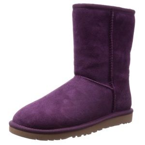 Ugg Classic Short II Boots MAGENTA ROSE SHEARLING LINED Size: 10 Style: 5825